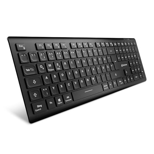 Sharkoon OfficePal K30W, Schwarz, Drahtlose Tastatur Sharkoon OfficePal K30W, Schwarz, Drahtlose Tastatur von Sharkoon