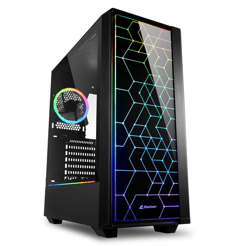Sharkoon PC-Gehäuse RGB LIT 100 Sharkoon PC-Gehäuse RGB LIT 100 von Sharkoon