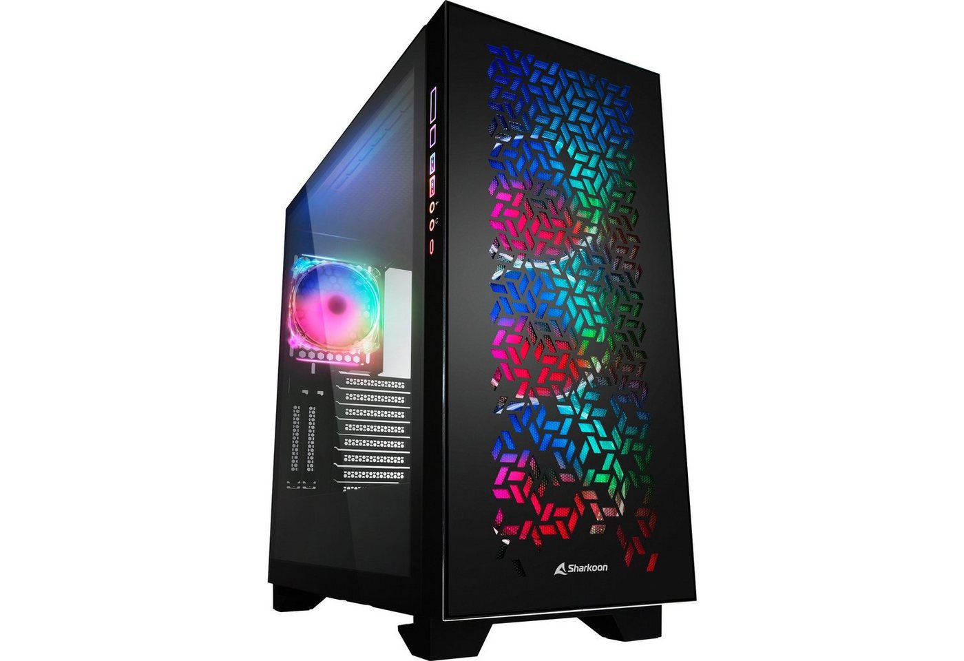 Sharkoon PC-Gehäuse Sharkoon ELITE SHARK CA300H Black Sharkoon PC-Gehäuse Sharkoon ELITE SHARK CA300H Black von Sharkoon