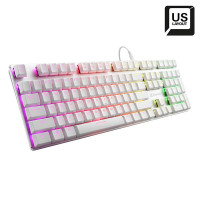 Sharkoon PureWriter RGB Blue - Volle Größe (100%) - USB - Mechanischer Switch - QWERTY - LED - Weiß von Sharkoon