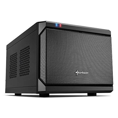 Sharkoon QB One PC-Gehäuse (Mini-ITX, 2X 2,5/3,5 interne, 2X USB 3.0/2.0),Schwarz von Sharkoon