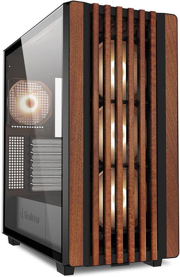 Sharkoon REBEL C70G RGB - Full Tower - PC - Schwarz - Holz - ATX - micro ATX - Mini-ITX - Metall - Gehärtetes Glas - Multi (4044951040193) von Sharkoon