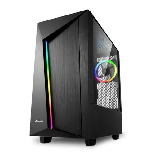 Sharkoon REV100 Midi-Tower PC-Gehäuse Schwarz von Sharkoon