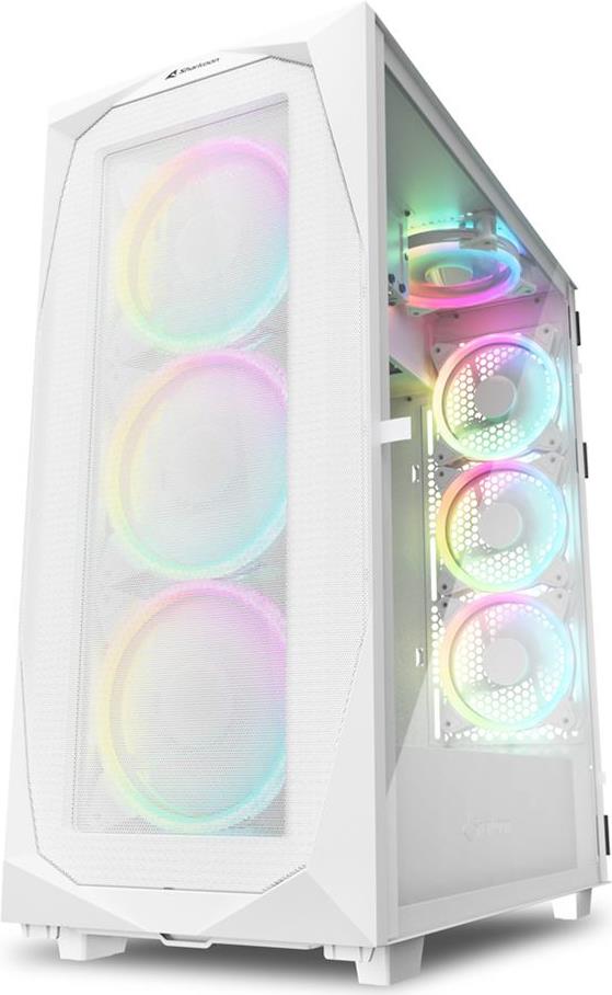 Sharkoon REV300 - Tower - PC - Schwarz - ATX - EATX - micro ATX - Mini-ITX - Gehärtetes Glas - Taschenlüfter (4044951039593) von Sharkoon