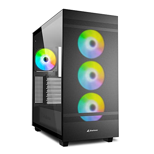 Sharkoon Rebel C50 RGB, ATX PC-Gehäuse, Schwarz von Sharkoon