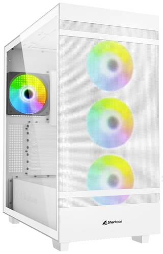 Sharkoon Rebel C50 RGB ATX Full Tower PC-Gehäuse Weiß von Sharkoon