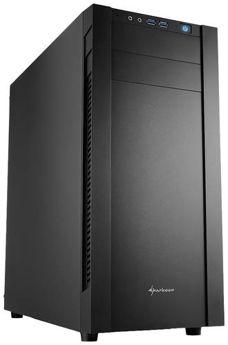 Sharkoon S25-V Midi-Tower PC-Gehäuse Schwarz von Sharkoon