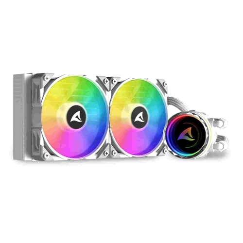 Sharkoon S80 RGB, AIO Wasserkühlung weiß, Typ 240 von Sharkoon