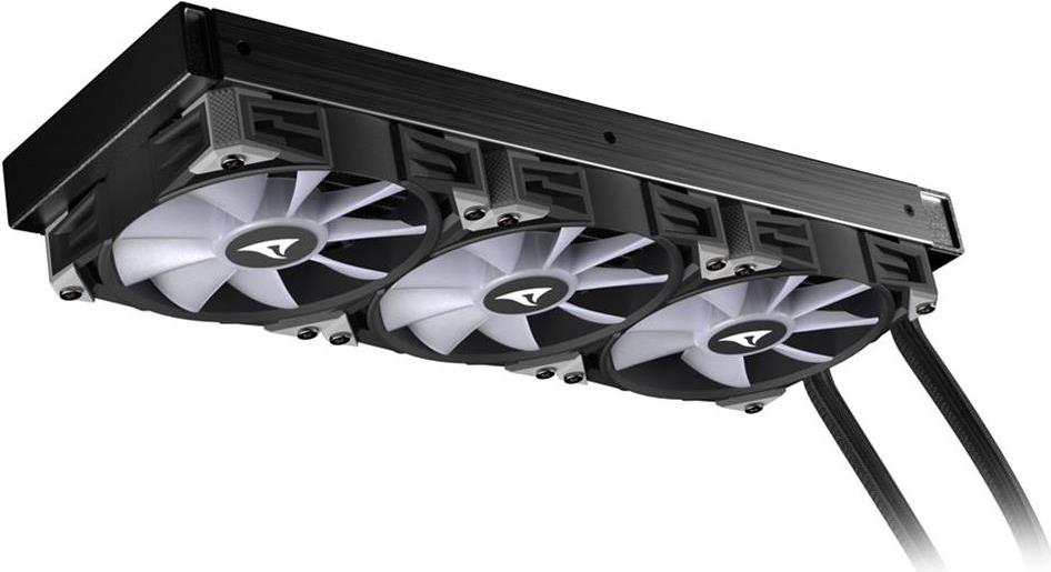 Sharkoon S90 RGB Computergehäuse - Prozessor All-in-One-Flüssigkeitskühler 12 cm Schwarz 1 Stück(e) (4044951038015) von Sharkoon