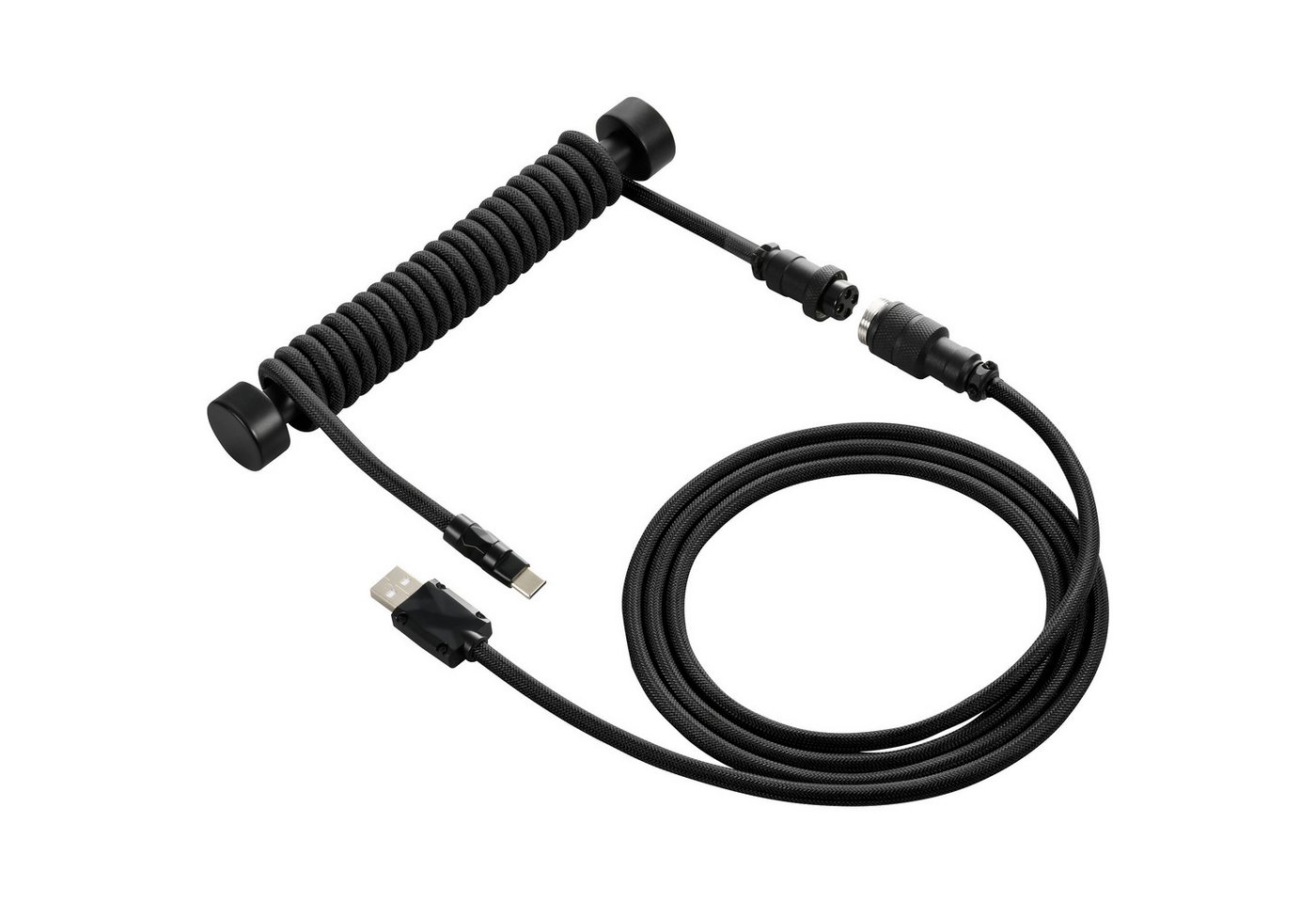 Sharkoon Sharkoon SGK50 Aviator Kabel Titan/Black, (1,85 Computer-Kabel von Sharkoon