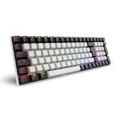 Sharkoon SGK50 S2 Weiß, RGB, Gateron Gelb von Sharkoon