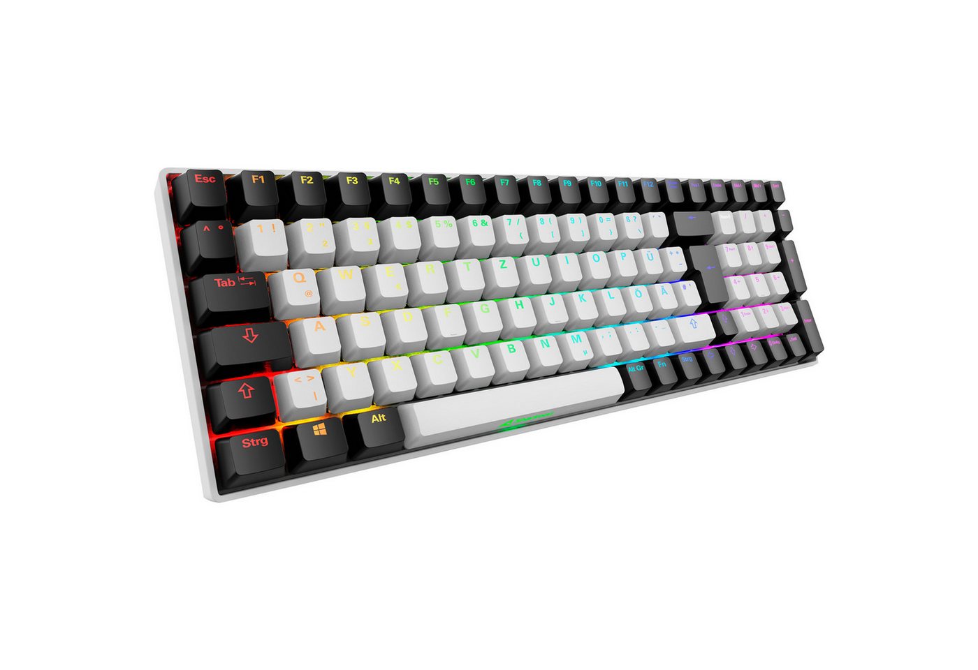 Sharkoon Sharkoon SKILLER SGK50 S2, Gaming-Tastatur Tastatur Sharkoon Sharkoon SKILLER SGK50 S2, Gaming-Tastatur Tastatur von Sharkoon