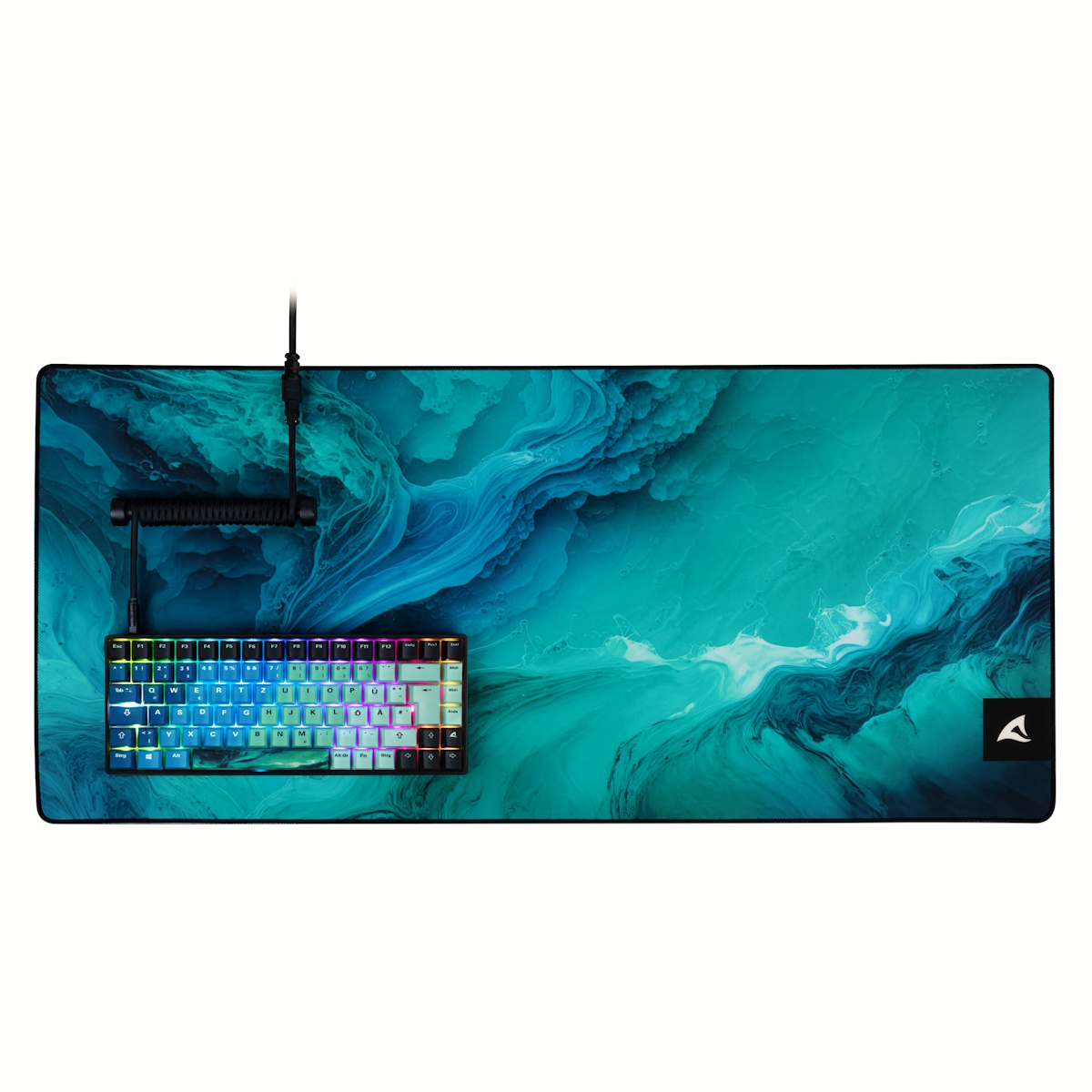 Sharkoon SKILLER SGK50 S3 Ultimate - 75% Layout, Hot-Swap Gateron G Pro Yellow V3 Switches, RGB-Beleuchtung, QWERTZ-Layout, inkl. Mauspad und Aviator- Sharkoon SKILLER SGK50 S3 Ultimate - 75% Layout, Hot-Swap Gateron G Pro Yellow V3 Switches, RGB-Beleuchtung, QWERTZ-Layout, inkl. Mauspad und Aviator- von Sharkoon