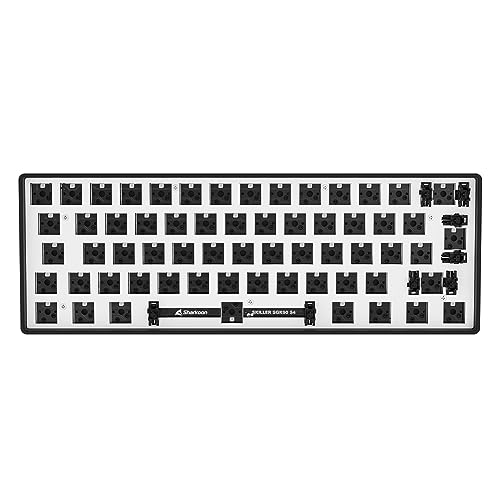 Sharkoon SKILLER SGK50 S4 Barebone ISO, schwarz, 60% Layout, Hot-Swap Schaltertechnologie von Sharkoon