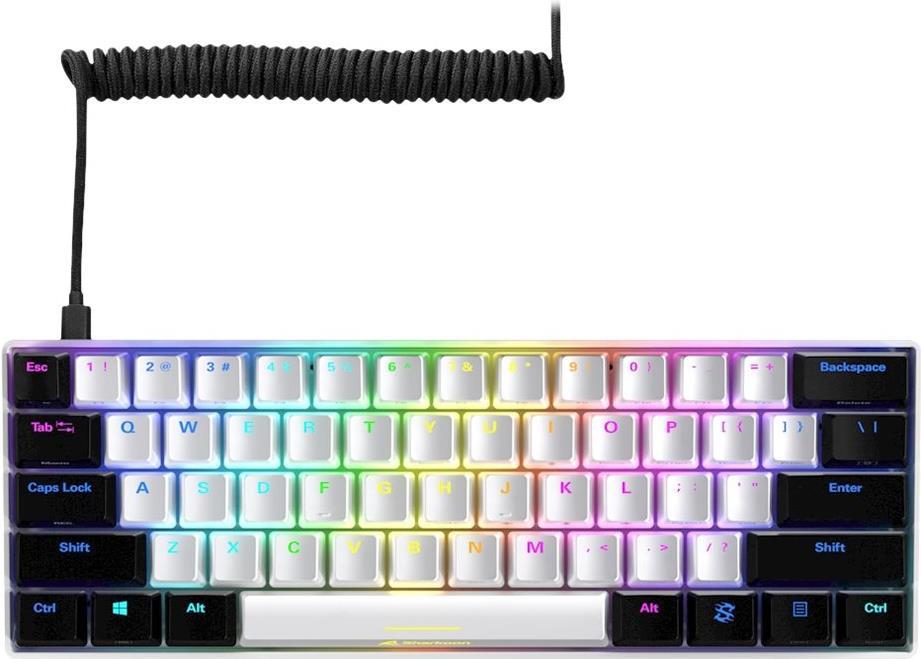 Sharkoon SKILLER SGK50 S4 - Tastatur - Hintergrundbeleuchtung - USB-C - Deutsch - Tastenschalter: Kailh Blue - weiß Sharkoon SKILLER SGK50 S4 - Tastatur - Hintergrundbeleuchtung - USB-C - Deutsch - Tastenschalter: Kailh Blue - weiß von Sharkoon