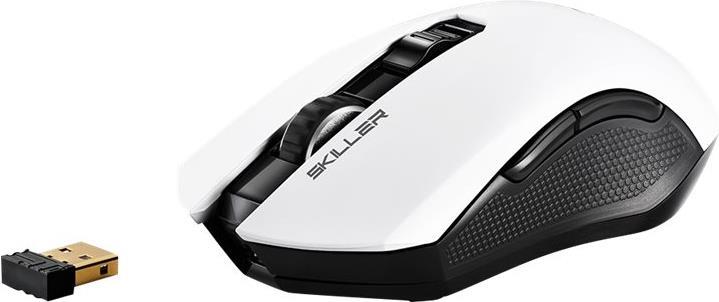 Sharkoon SKILLER SGM3 - Maus - optisch - 7 Tasten - kabellos, kabelgebunden - USB, 2.4 GHz - weiß Sharkoon SKILLER SGM3 - Maus - optisch - 7 Tasten - kabellos, kabelgebunden - USB, 2.4 GHz - weiß von Sharkoon