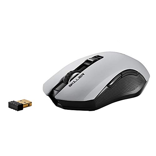 Sharkoon SKILLER SGM3 weiß, optische Gaming Maus, Dual Mode (Funk oder Kabelgebunden), RGB von Sharkoon