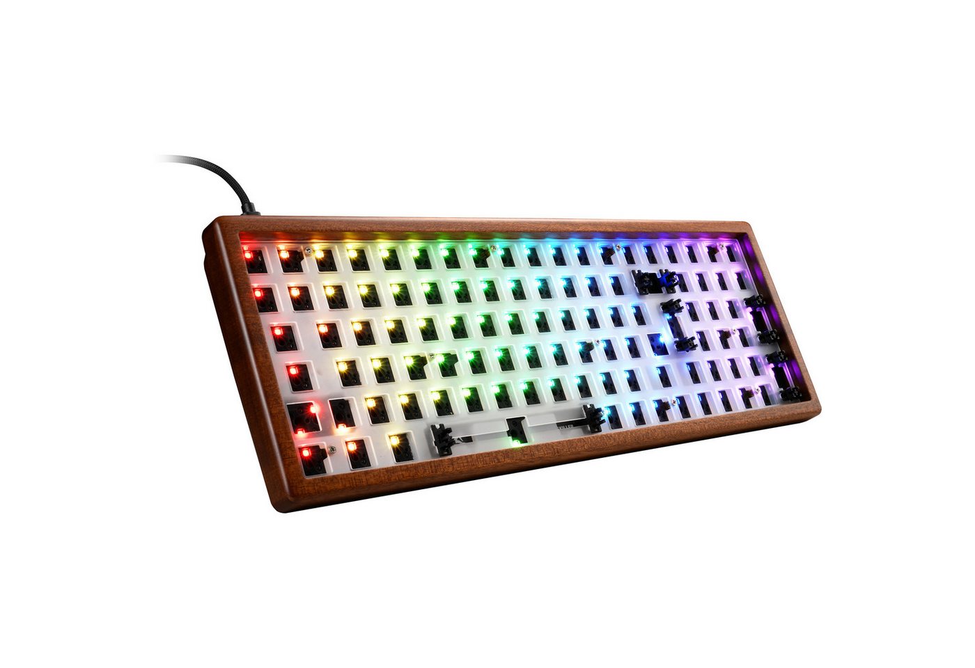 Sharkoon Sharkoon SKILLER SGK50 S2 Wood Barebone, Tastatur Sharkoon Sharkoon SKILLER SGK50 S2 Wood Barebone, Tastatur von Sharkoon