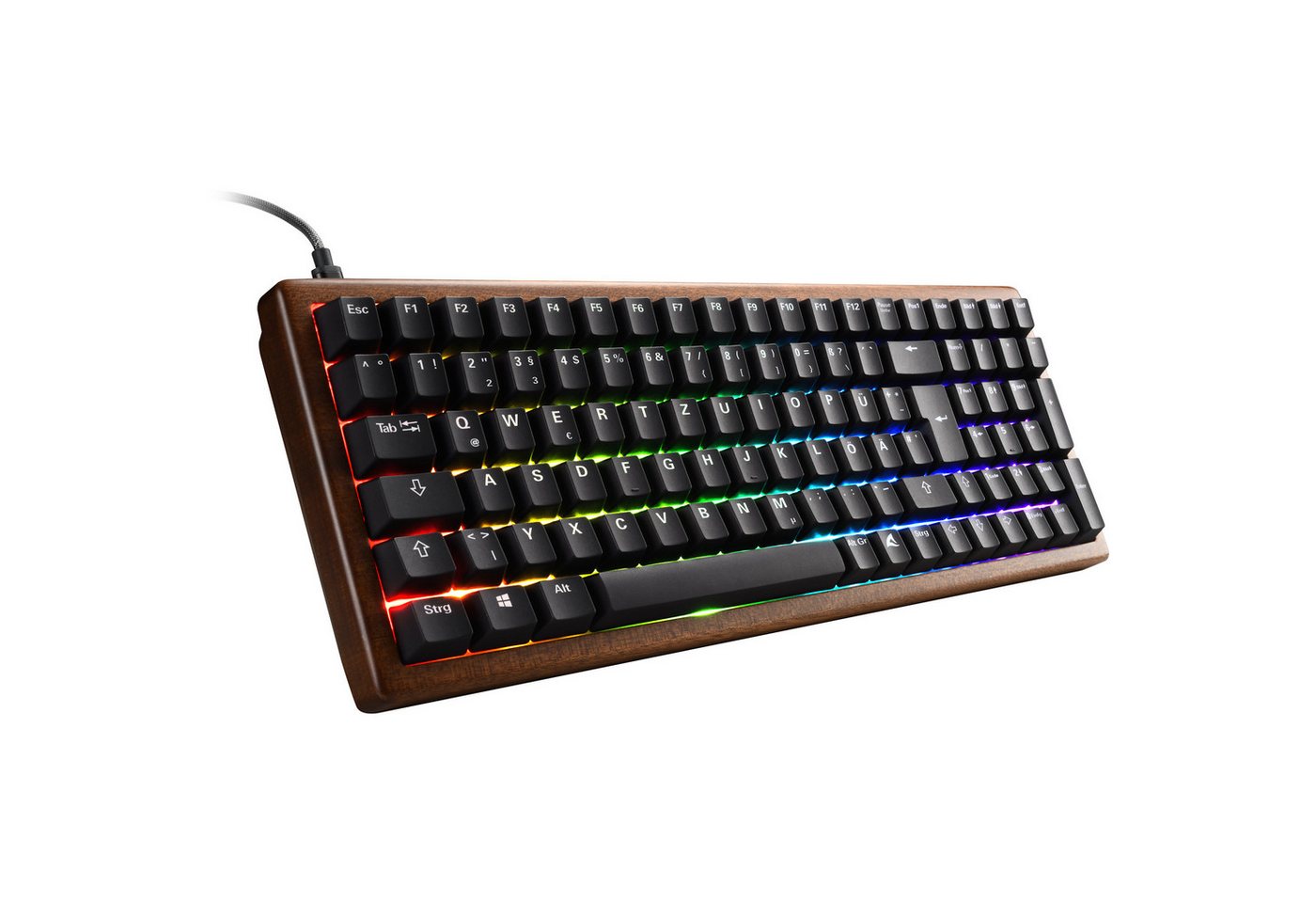 Sharkoon Sharkoon SKILLER SGK50 S2 Wood PBT, Tastatur Sharkoon Sharkoon SKILLER SGK50 S2 Wood PBT, Tastatur von Sharkoon