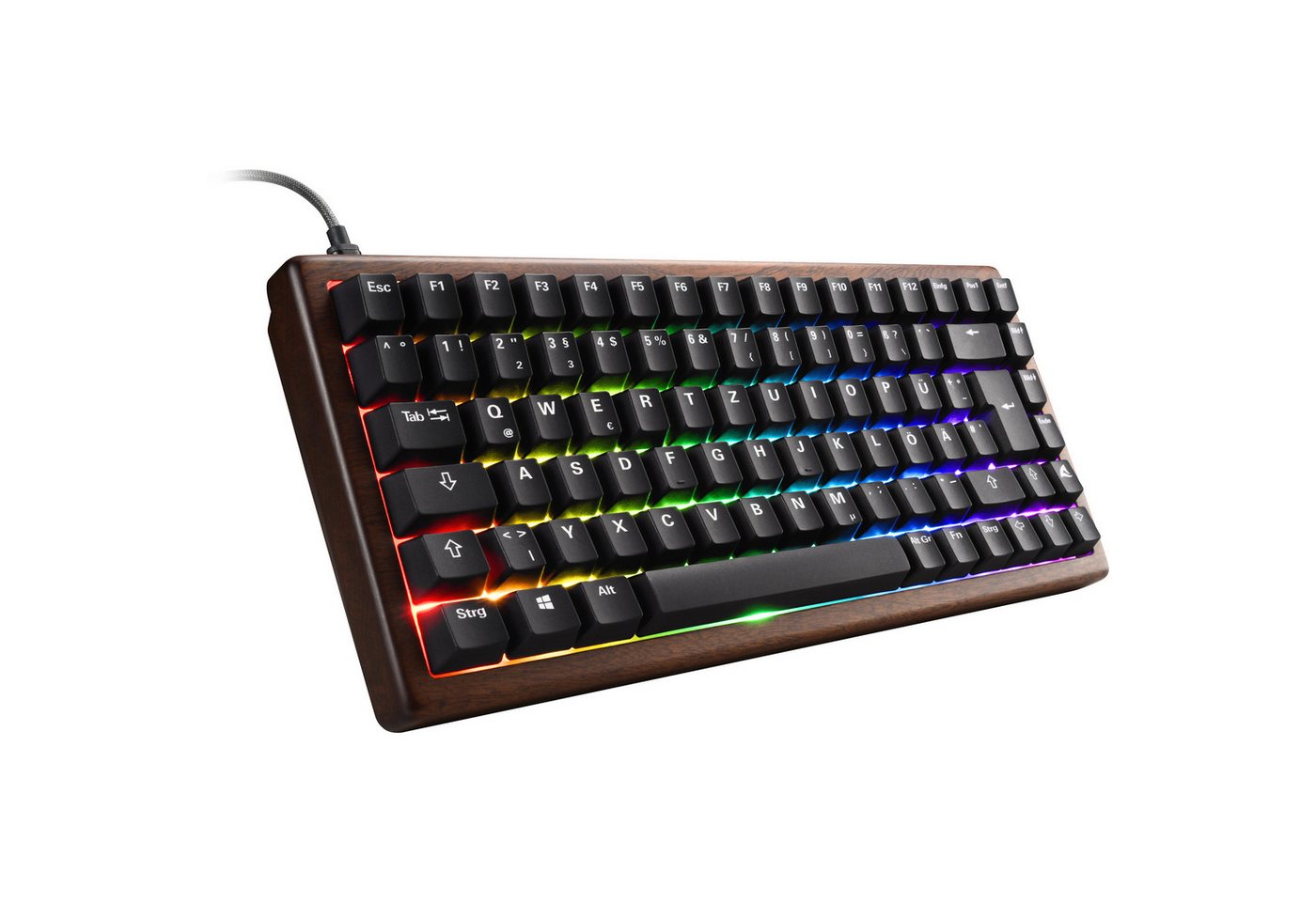 Sharkoon Sharkoon SKILLER SGK50 S3 Wood PBT, Tastatur Sharkoon Sharkoon SKILLER SGK50 S3 Wood PBT, Tastatur von Sharkoon