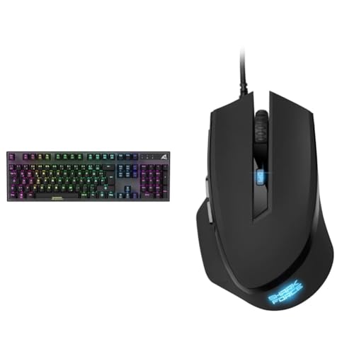 Sharkoon Skiller SGK20, mechanische Schalter, Huano Brown, RGB & USB Shark Force II schwarz von Sharkoon