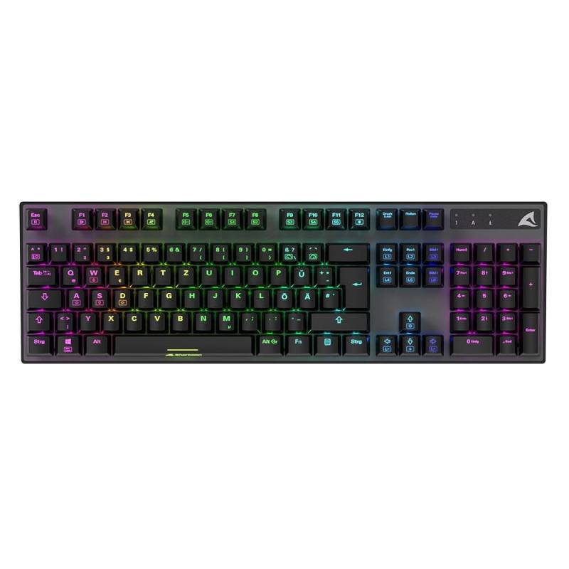 Sharkoon SKILLER SGK20 Gaming-Tastatur, Huano Red von Sharkoon