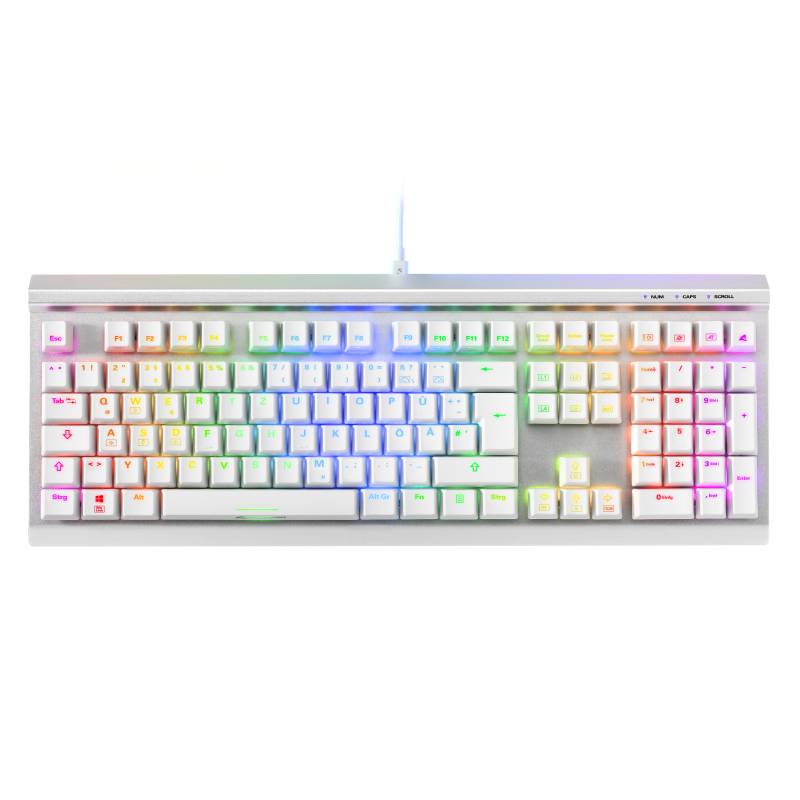 Sharkoon Skiller SGK40 Gaming Tastatur - Gaming Tastatur mit mechanischen Huano Red Switches von Sharkoon