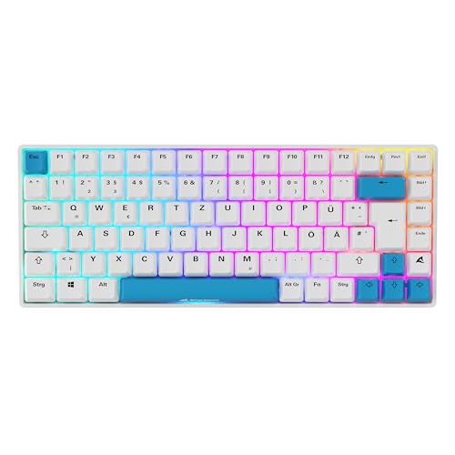 Sharkoon Skiller SGK50 S3 PBT Weiß, RGB Gaming Keyboard, Gateron G PRO 3.0 Yellow, 75% Layout Sharkoon Skiller SGK50 S3 PBT Weiß, RGB Gaming Keyboard, Gateron G PRO 3.0 Yellow, 75% Layout von Sharkoon