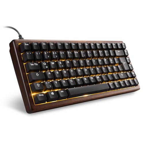 Sharkoon Skiller SGk50 S3 Wood, PBT, RGB Gaming Keyboard, 75% US-Layout Sharkoon Skiller SGk50 S3 Wood, PBT, RGB Gaming Keyboard, 75% US-Layout von Sharkoon
