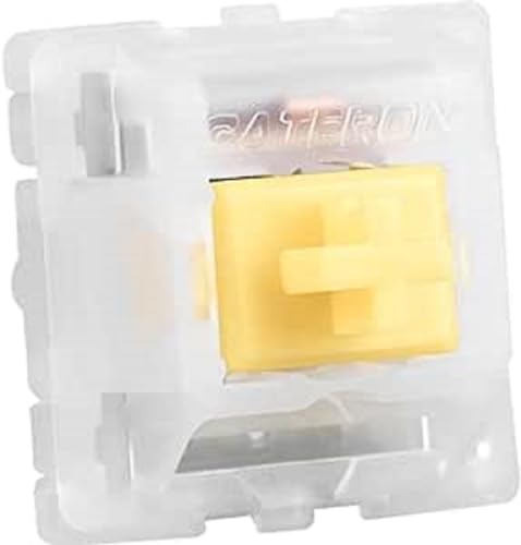 Sharkoon Switch Set Gateron Cap V2 Milky Yellow, 35 Schalter von Sharkoon