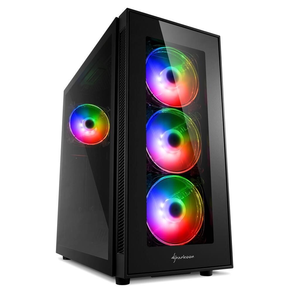 Sharkoon TG5 PRO RGB Tower ATX Gehäuse ohne Netzteil von Sharkoon