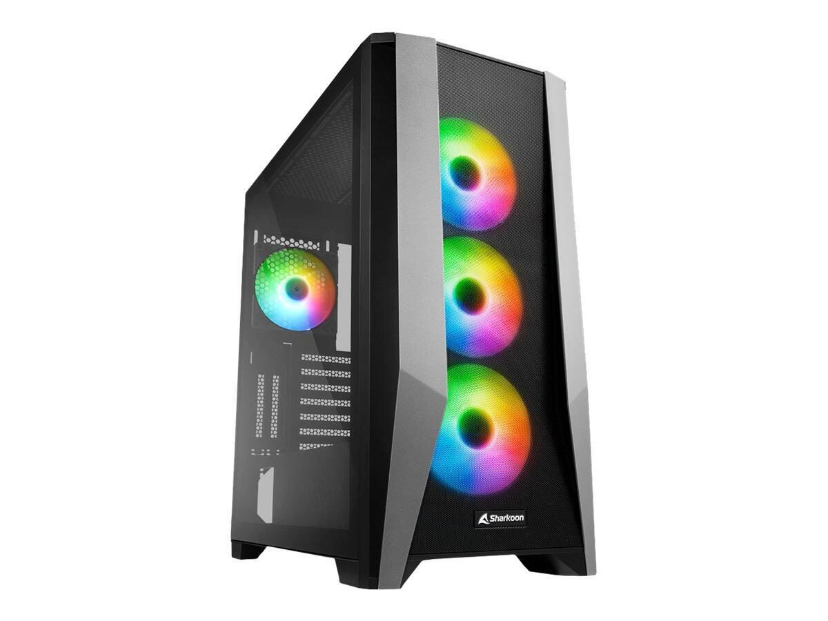 Sharkoon TG7M RGB Tower ATX Gehäuse ohne Netzteil von Sharkoon