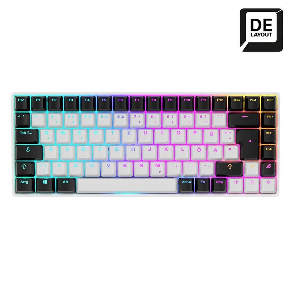 Sharkoon Tastatur SGK50 S3 Gateron Brown weiß Sharkoon Tastatur SGK50 S3 Gateron Brown weiß von Sharkoon