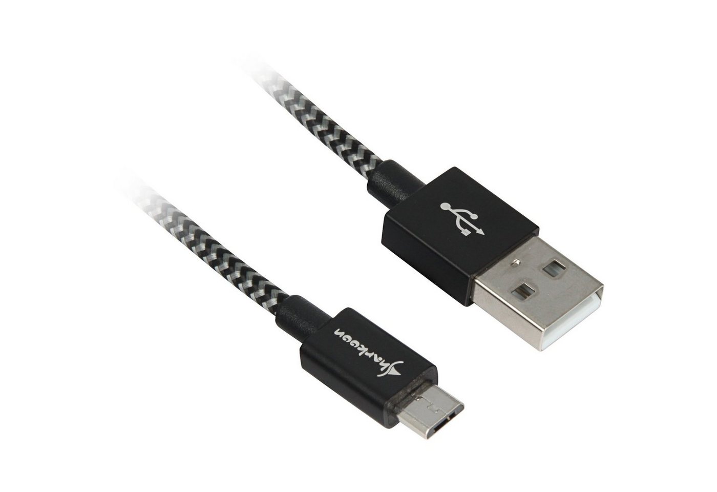 Sharkoon USB 2.0 Kabel, USB-A Stecker > Micro-USB Stecker USB-Kabel von Sharkoon