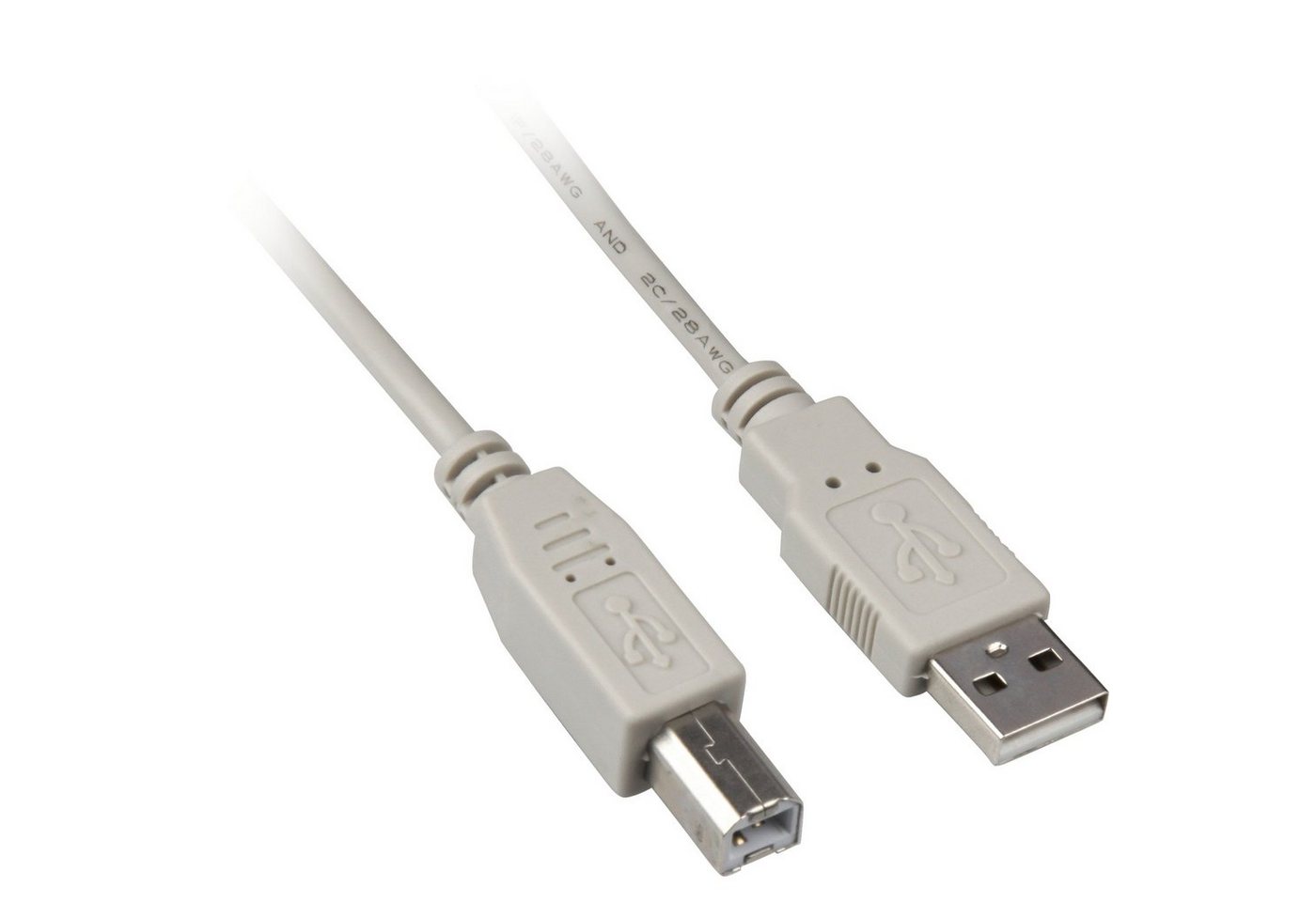 Sharkoon USB 2.0 Kabel, USB-A Stecker > USB-B Stecker USB-Kabel von Sharkoon