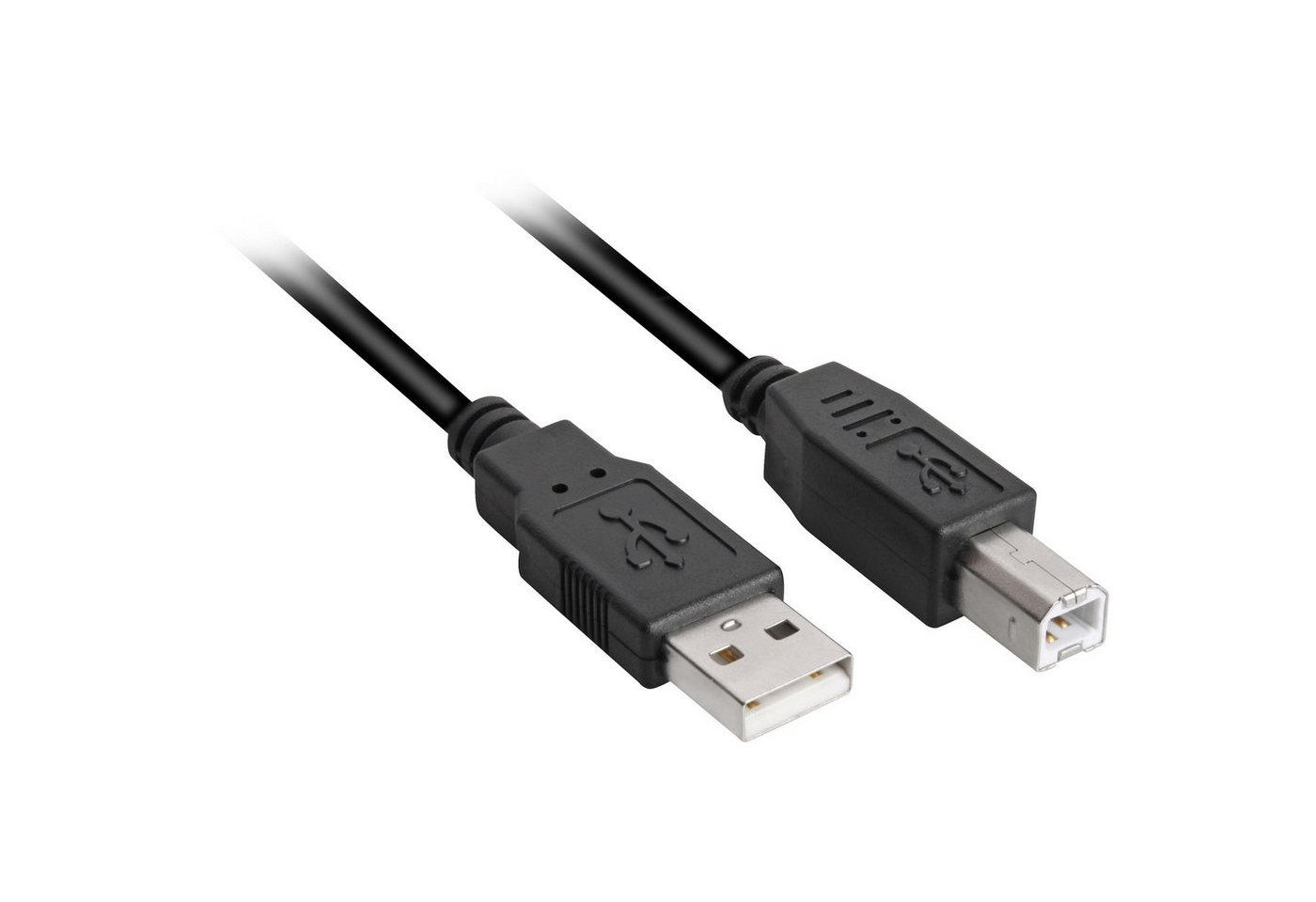 Sharkoon USB 2.0 Kabel, USB-A Stecker > USB-B Stecker USB-Kabel von Sharkoon