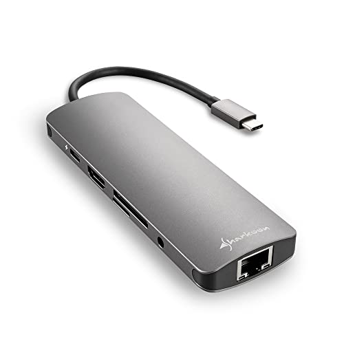 Sharkoon USB 3.0 Type C Combo Adapter Dark Grey von Sharkoon