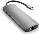 Sharkoon USB 3.0 Type C Combo Adapter - Docking Station - USB-C - HDMI - 10Mb LAN Sharkoon USB 3.0 Type C Combo Adapter - Docking Station - USB-C - HDMI - 10Mb LAN von Sharkoon