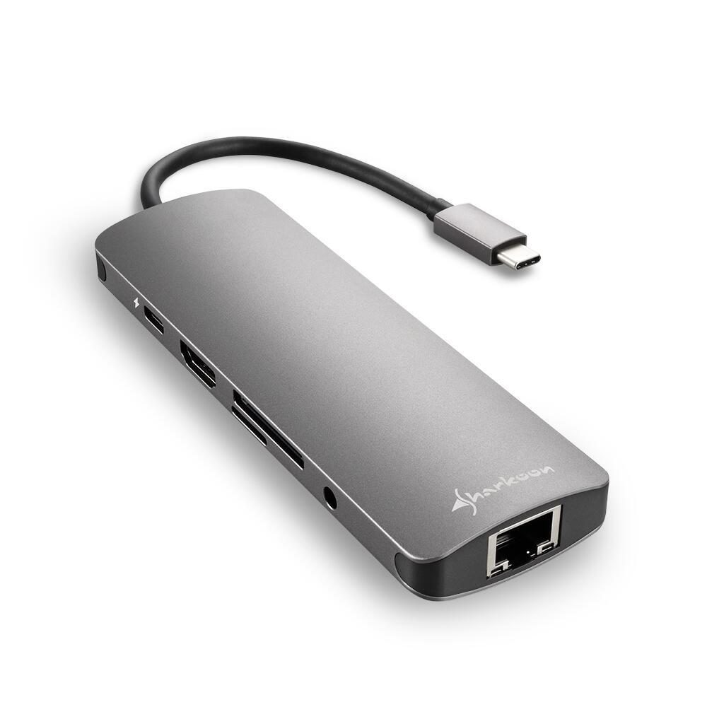 Sharkoon USB 3.0 Type C Combo Adapter Dockingstation USB von Sharkoon