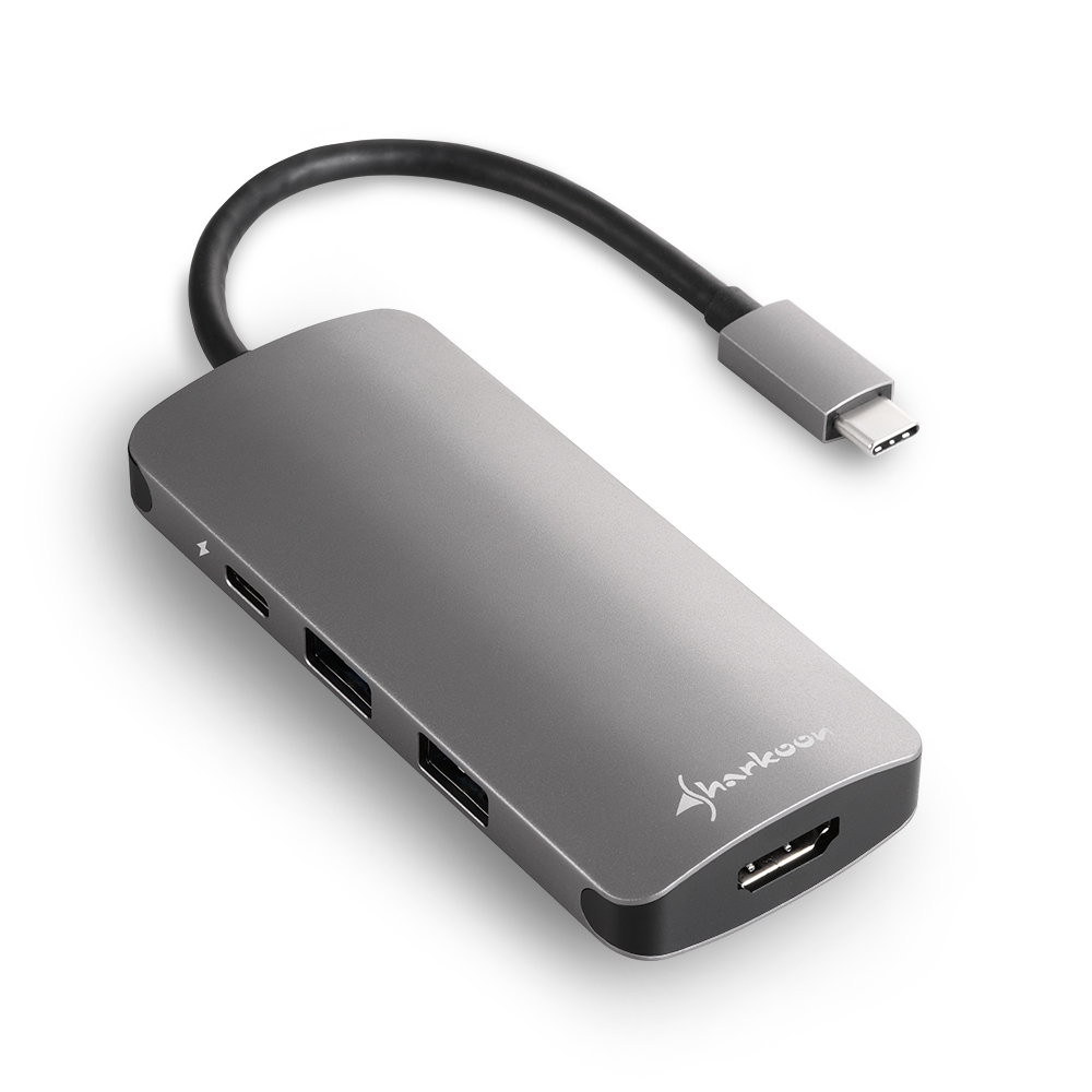 Sharkoon USB 3.0 Type C Multiport Adapter von Sharkoon