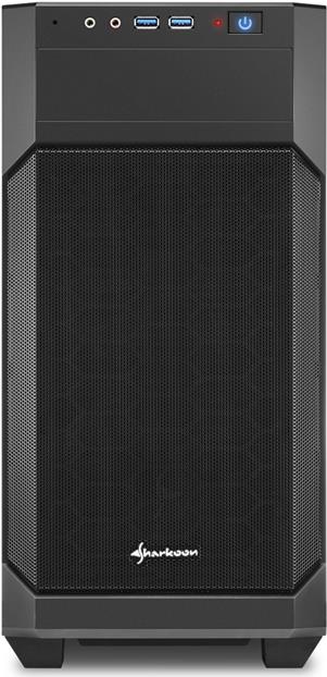Sharkoon V1000 - Midi Tower - micro ATX - ohne Netzteil - Schwarz - USB/Audio von Sharkoon