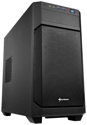 Sharkoon V1000 Mini-Tower PC-Gehäuse Schwarz von Sharkoon