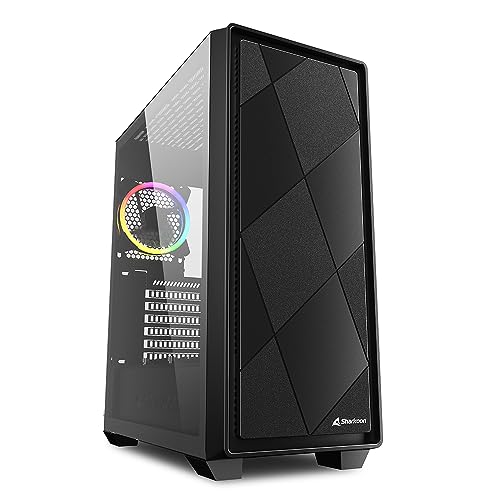 Sharkoon VS8 RGB Midi ATX PC Gehäuse, schwarz Sharkoon VS8 RGB Midi ATX PC Gehäuse, schwarz von Sharkoon