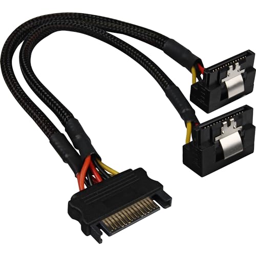 Sharkoon Y-Kabel SATA Y-Stromkabel 90° Sharkoon Y-Kabel SATA Y-Stromkabel 90° von Sharkoon