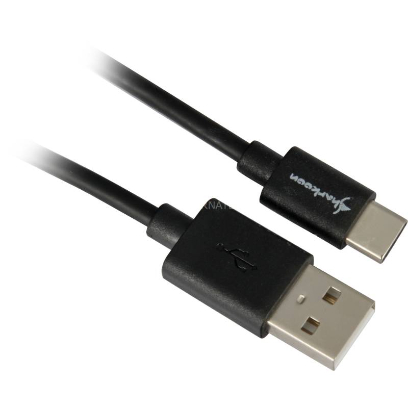 USB 2.0 Kabel, USB-A Stecker > USB-C Stecker von Sharkoon