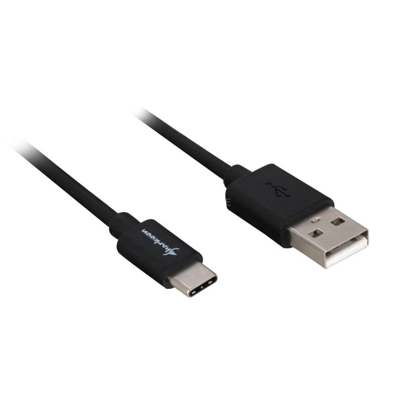 USB 2.0 Kabel, USB-A Stecker > USB-C Stecker von Sharkoon