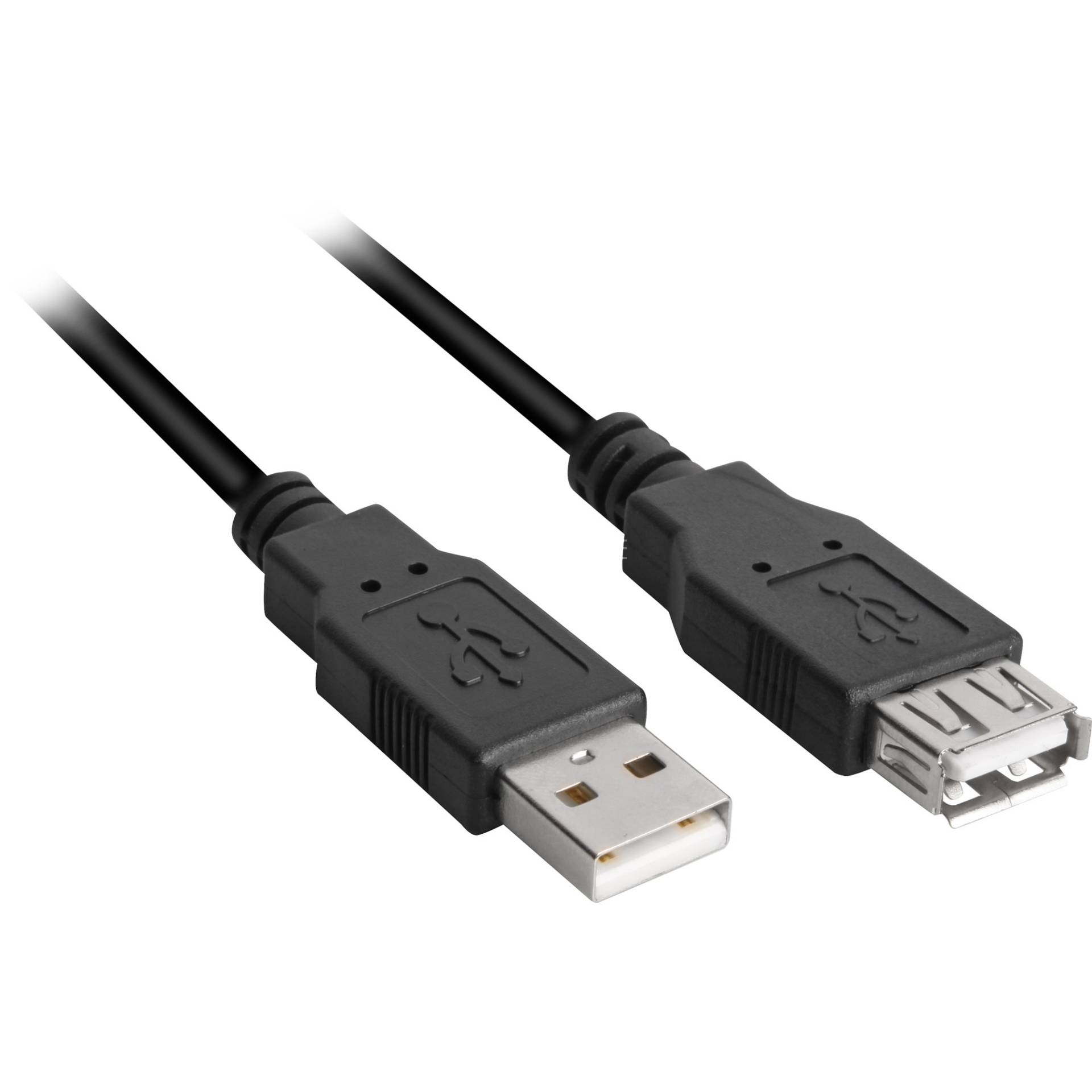 USB 2.0 Verlängerungskabel, USB-A Stecker > USB-A Buchse von Sharkoon