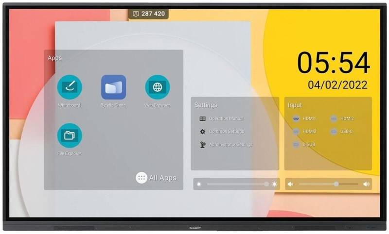 Sharp PN-L752B Precision Touch Display 189,3cm 75 Zoll von Sharp NEC Display Solutions
