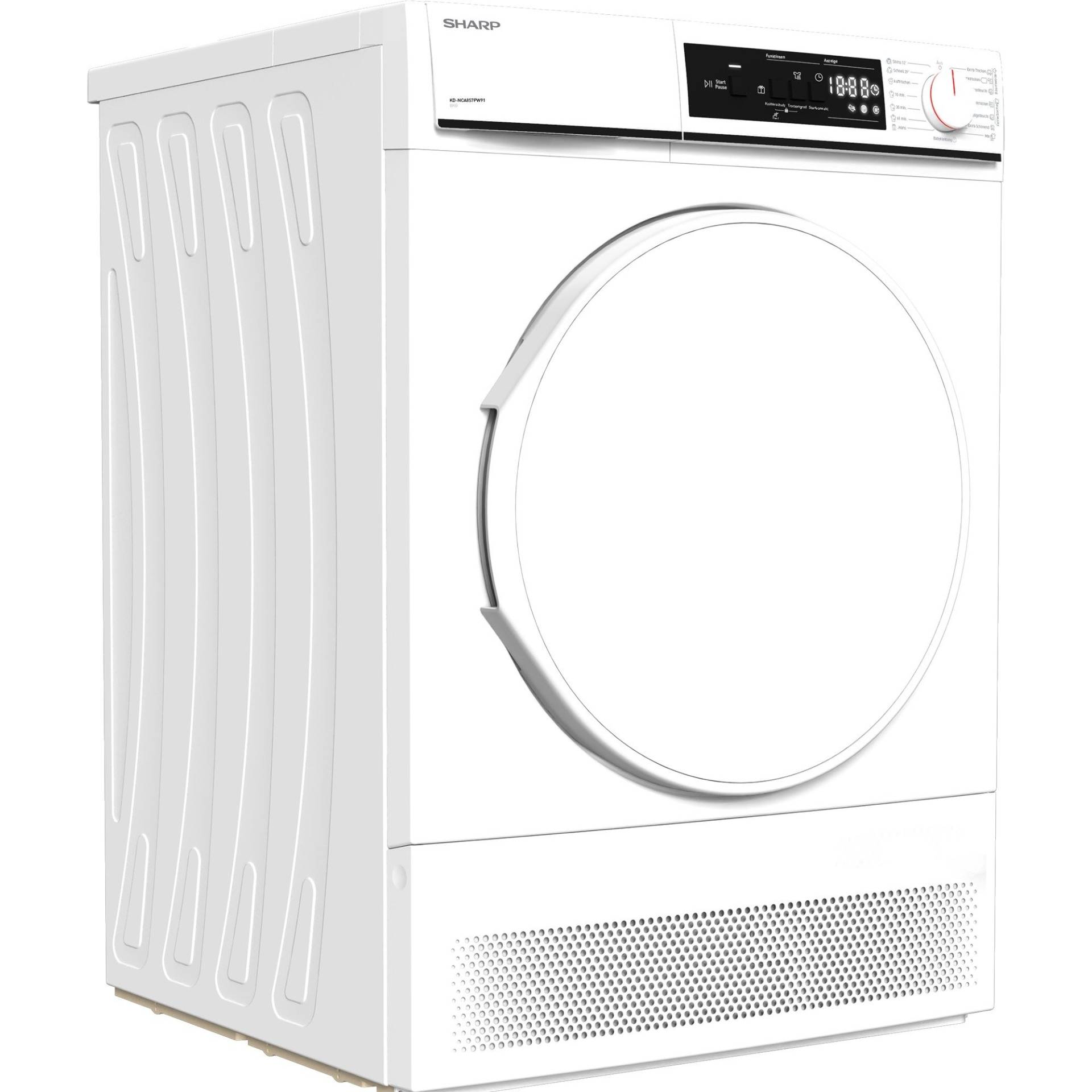 KD-NCA8S7PW91-DE, Kondensationstrockner KD-NCA8S7PW91-DE, Kondensationstrockner von Sharp