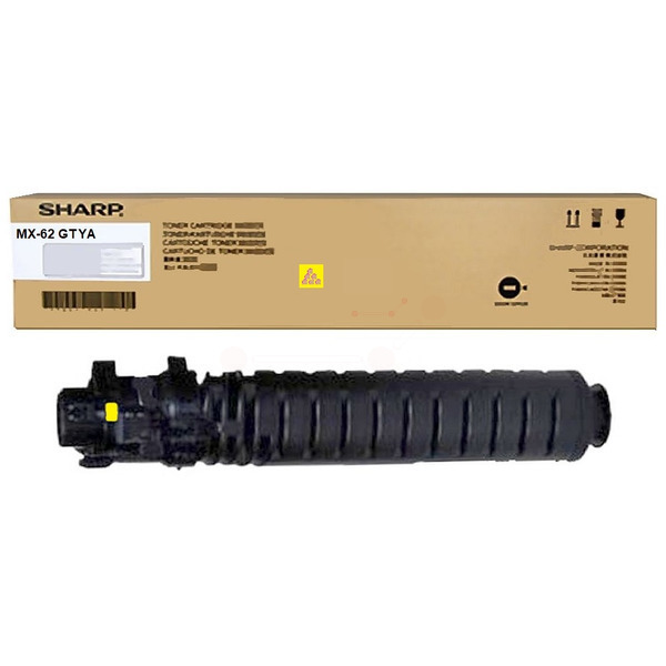 Original Sharp MX62GTYA Toner gelb von Sharp